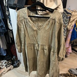 Zara Green Dress